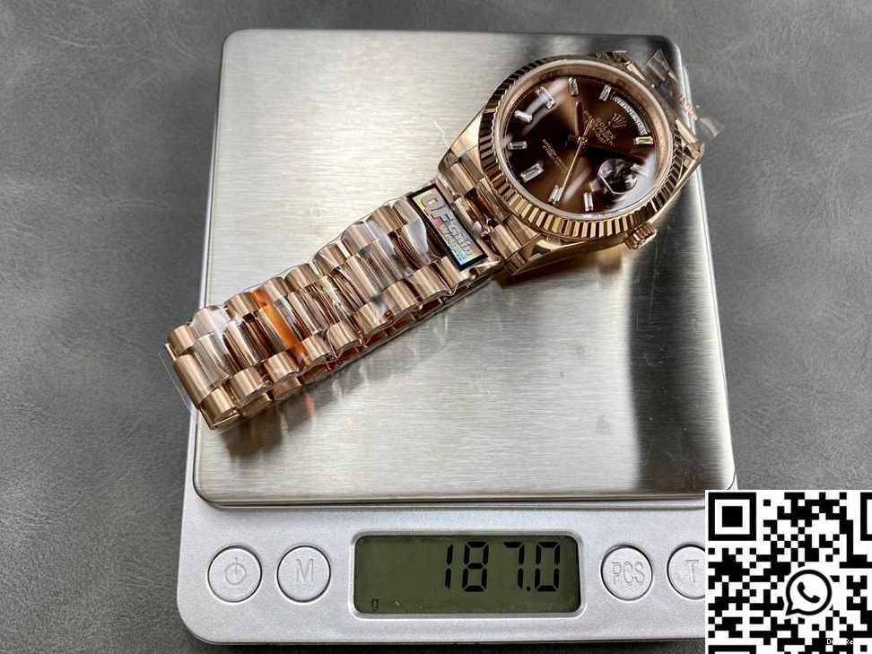 Factory Dial v5 Rolex Chocalate Steel M228235-0003 Date Tungsten QF Day 1028